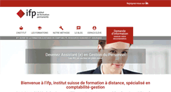 Desktop Screenshot of ifp-formation.ch