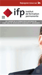 Mobile Screenshot of ifp-formation.ch